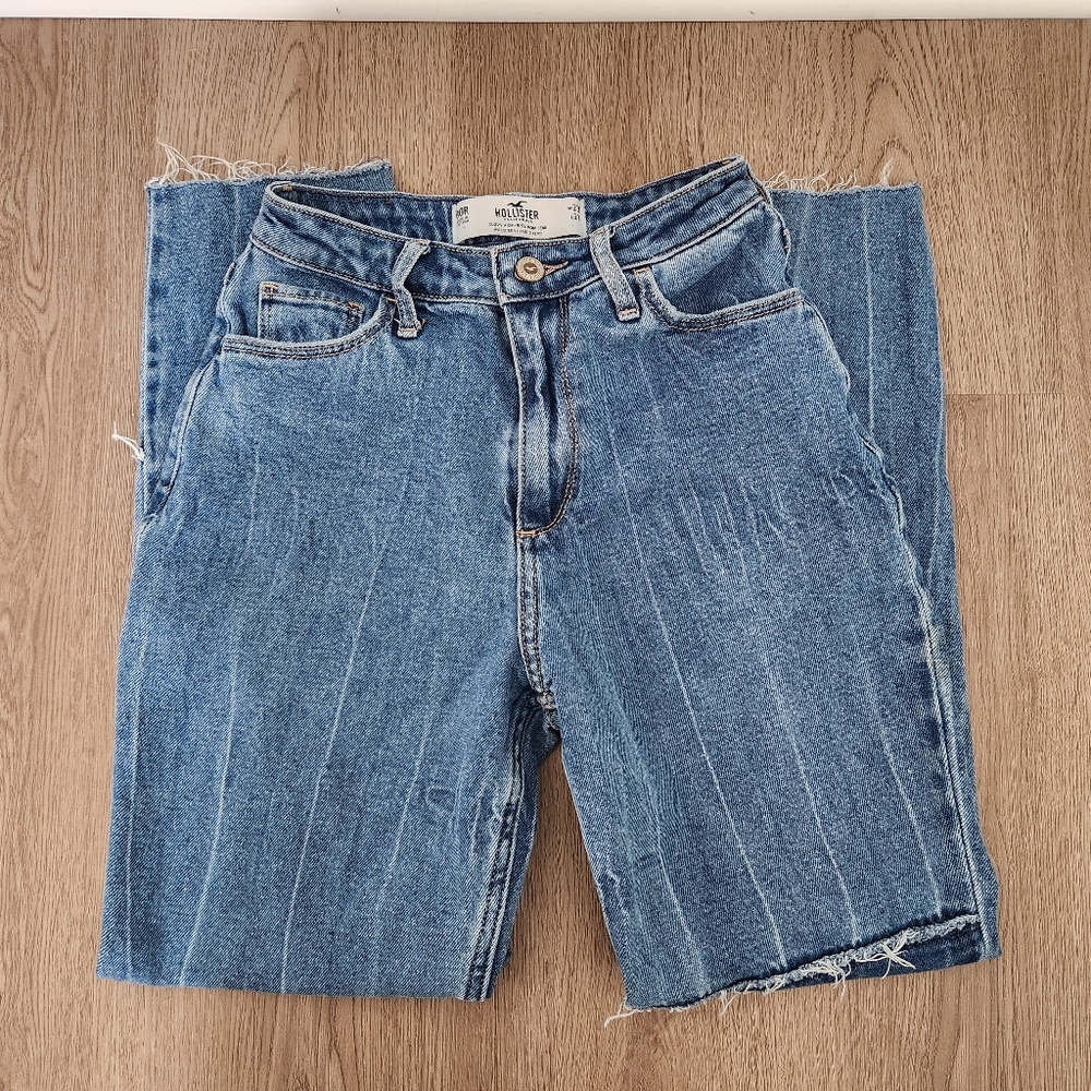 Hollister Y2K Patchwork Mom Jeans